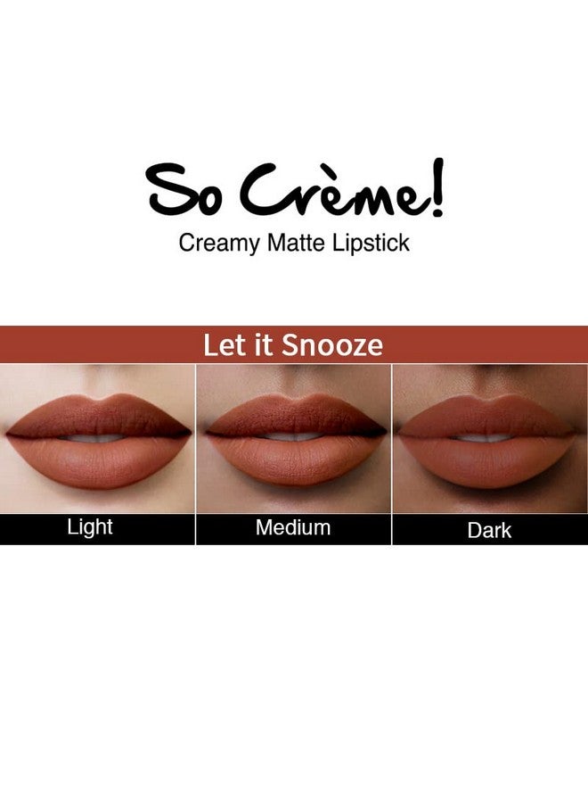 Nykaa So Creme! Creamy Matte Lipstick - Let It Snooze - Image 4