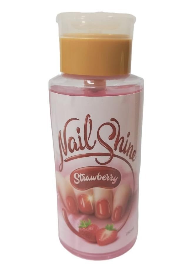 nail 2 Pcs Nail Shine Strawberry Polish Remover 250 Ml - Image 2