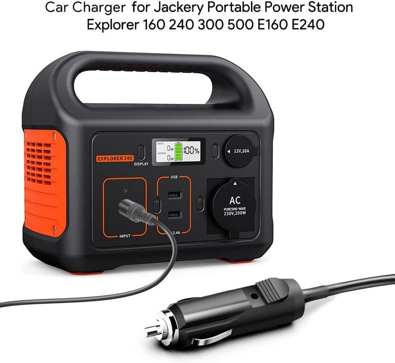 TAIFU 10V-15V 65W Car DC Power Supply for Jackery Portable Power Station Explorer 160 240 300 500 Car Charger for Jackery Portable Solar Generator Power Station Charging Cable - Image 3