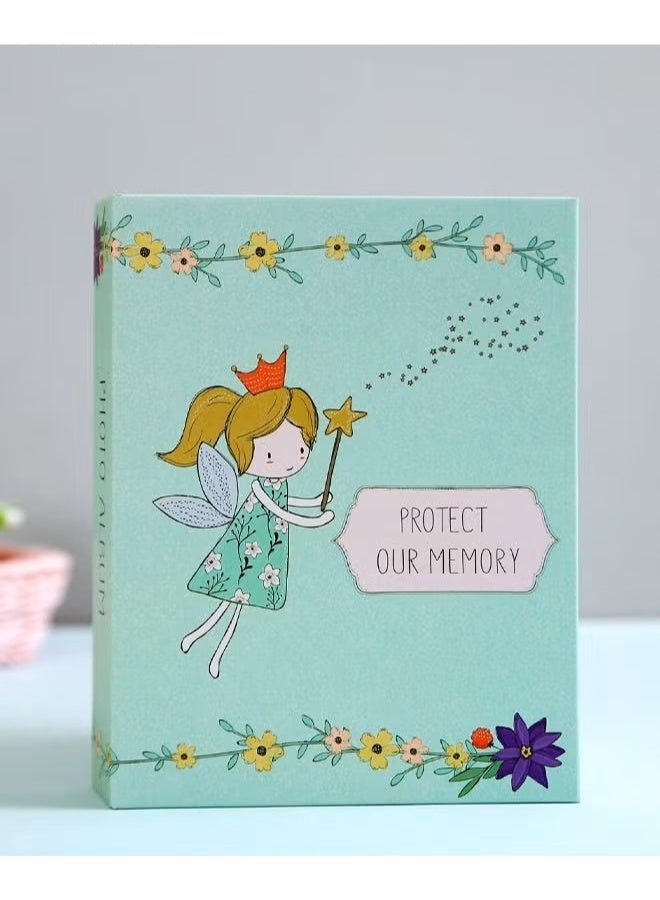 PINKSAMA 200 Pockets Stamping Photo Album for 6 Inches Photos Portable Photo Album for Family Wedding Boys Girls - Image 1