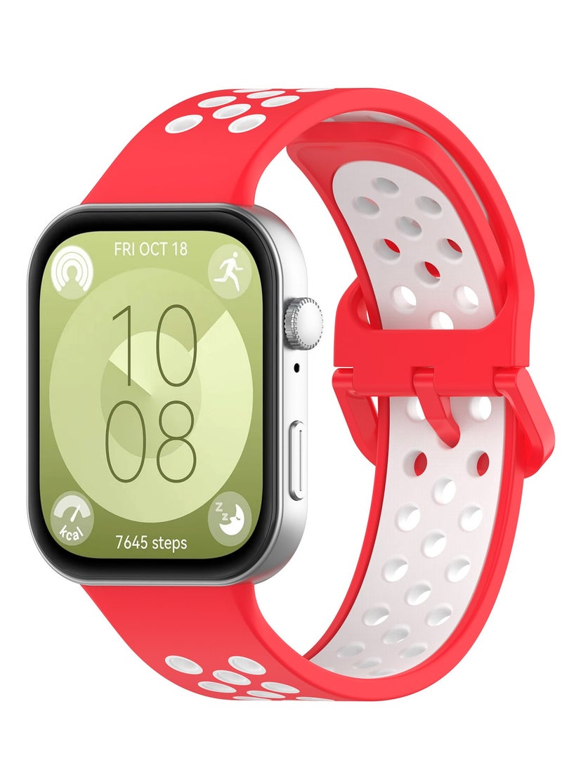 HW 3PCS Strap for HUAWEI Watch Fit 3 Silicone Watchband Replacement Bracelet  - Image 3