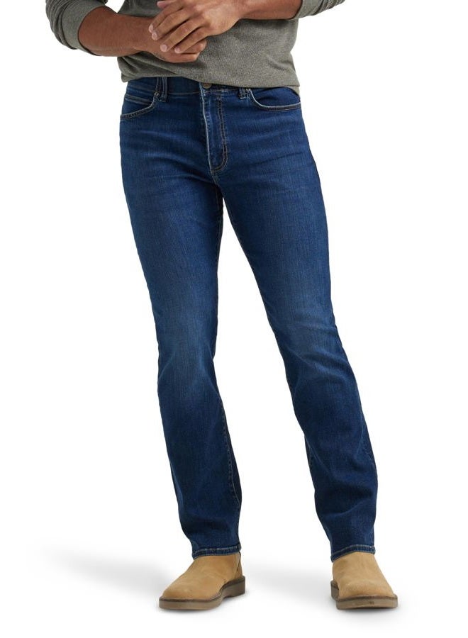 LEE Uniforms Men's Performance Series Extreme Motion Regular Fit Jean, Night Owl, 42W / 32L - Image 1