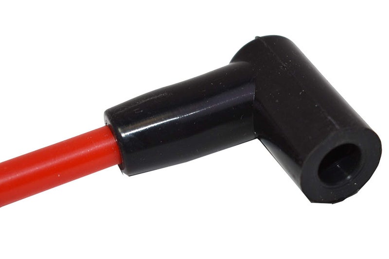A-Team Performance - 8.0mm Red Silicone Spark Plug Wires - Compatible with Chevrolet SBC Small Block GMC Under The Exhaust Wires HEI 283 305 307 327 350 400 - Image 3