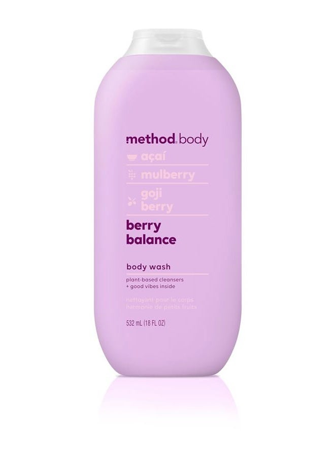 Method Body Wash, Berry Balance, Paraben and Phthalate Free, 18 oz (Pack of 1) - Image 1