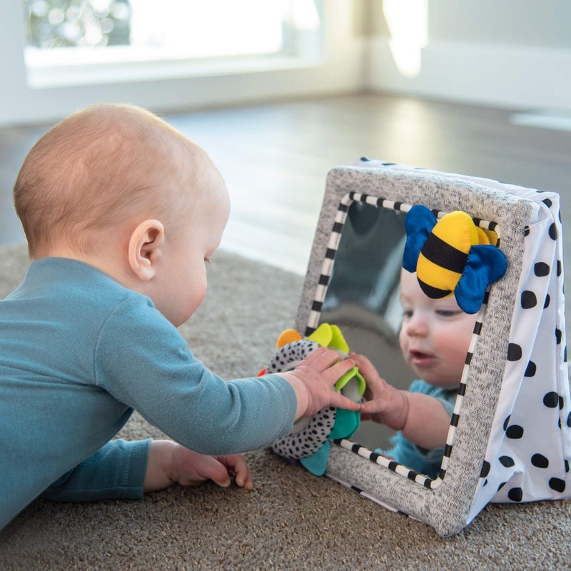 Sassy Tummy Time See Me Floor Mirror for Ages 0+ Months (80928) - Image 5