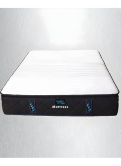 TRIVEX King Size Bonnell Spring Foam Mattress 33cm Thick Mattress with Memory Foam Medium Firm High-Knitted Anti-Bacterial Fire-Retardant Fabric Durable & Comfortable Mattress 180x200  - Image 5