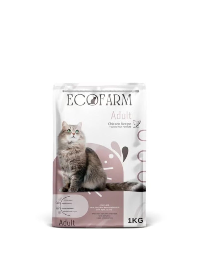 Ecofarm Dry Food For Adult Cat 1 kg