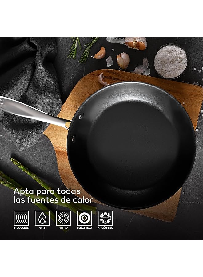 MasterPro Frypan Ø28X5.0Cm Ss Ind Argent Mp - Image 3