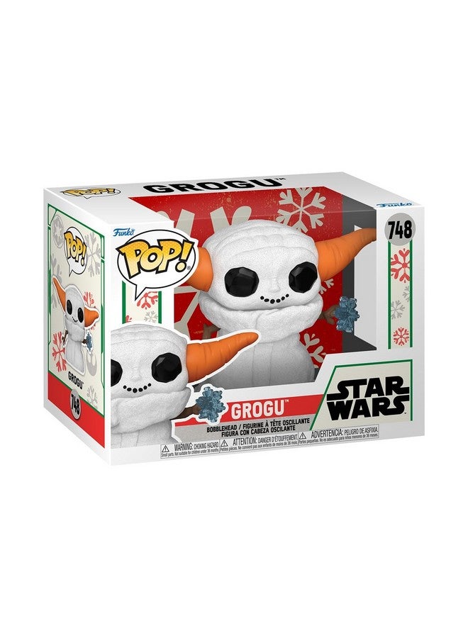 Funko Pop Star Wars: Mandolorian - Grogu (The Child, Baby Yoda) - (Snowman) - Star Wars: The Mandalorian - Collectable Vinyl Figure - Gift Idea - Official Merchandise - Toys for Kids & Adults - Image 1