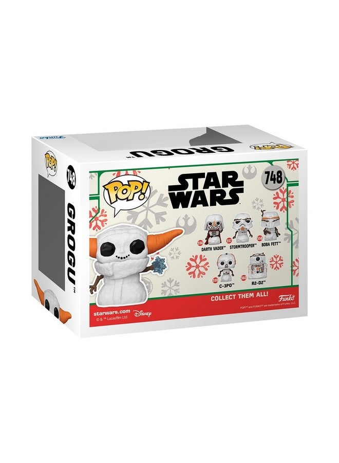 Funko Pop Star Wars: Mandolorian - Grogu (The Child, Baby Yoda) - (Snowman) - Star Wars: The Mandalorian - Collectable Vinyl Figure - Gift Idea - Official Merchandise - Toys for Kids & Adults - Image 3