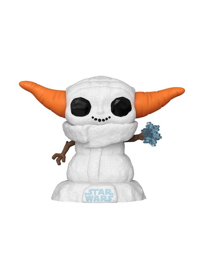Funko Pop Star Wars: Mandolorian - Grogu (The Child, Baby Yoda) - (Snowman) - Star Wars: The Mandalorian - Collectable Vinyl Figure - Gift Idea - Official Merchandise - Toys for Kids & Adults - Image 2