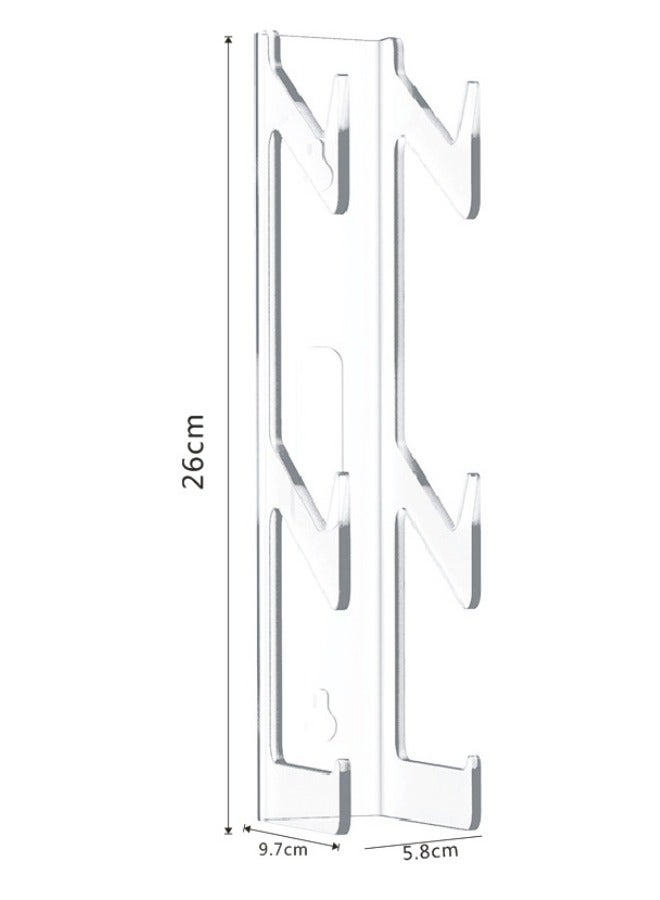شيبشيب حامل تحكم جداري عالمي ثلاثي المستويات مع حامل للسماعة لأجهزة إكس بوكس ون وسويتش وبلايستيشن 4 وبلايستيشن 5 والكمبيوتر، حامل تحكم قابل للتعديل للألعاب وملحقات الألعاب - Image 4