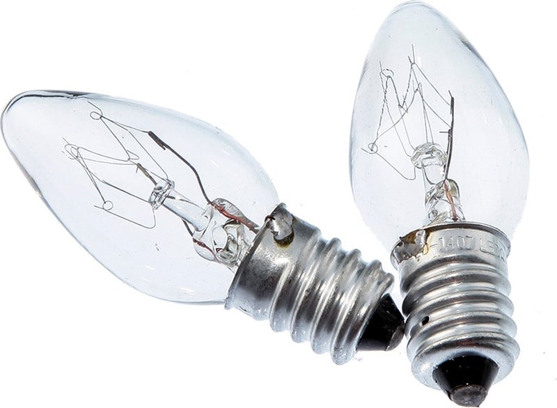 Tek-İş Salt Lamp Bulb E14 Night Light Bulb Transparent 2 Pieces  - Image 1