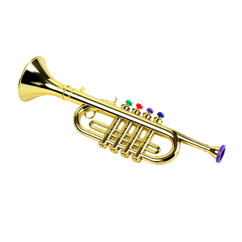 ATORSE ® Kids Trumpet W/ 3 Colored Keys for Early Developmental Music Education Toy - Image 2
