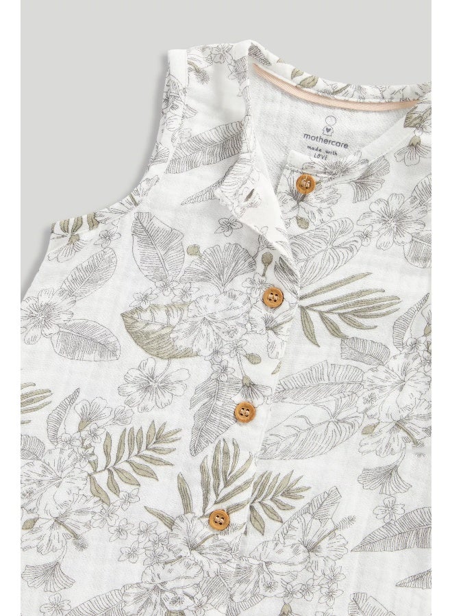 mothercare Botanical Print All-in-One - Image 2