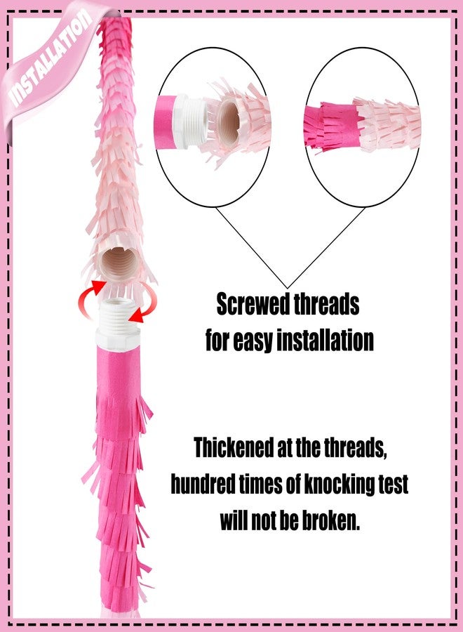 PCFING 30 Inch Piñata Stick Kit Pink Very Sturdy Will Not Break, Suitable for Boys Girls Adults Can Have Fun at Any Party - Image 4