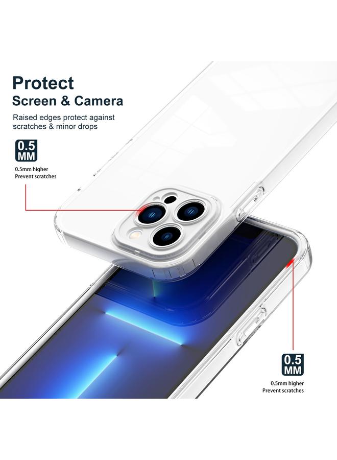 S-TOP Case For iPhone 15 Pro 3 in 1 Clear TPU Color PC Frame Phone Case - Image 3