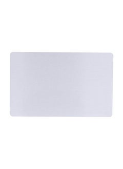 Fdit 100 Pcs Blank Sublimation Metal Name Card Thick Laser Metal Name Card Printing Blank Business Card Use Sublimation Ink And Paper (Silver )  - Image 3