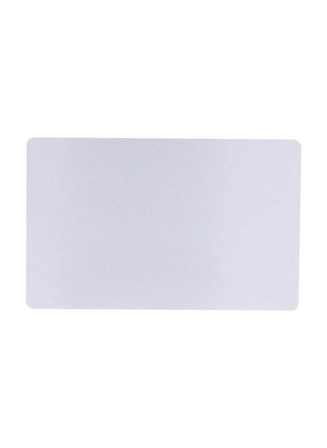 Fdit 100 Pcs Blank Sublimation Metal Name Card Thick Laser Metal Name Card Printing Blank Business Card Use Sublimation Ink And Paper (Silver )  - Image 3