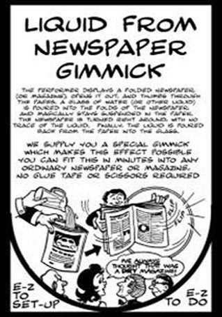 MilesMagic Magician's Appearing and Disappearing Liquid from Newspaper Gimmick Prop Magic Trick - Image 5