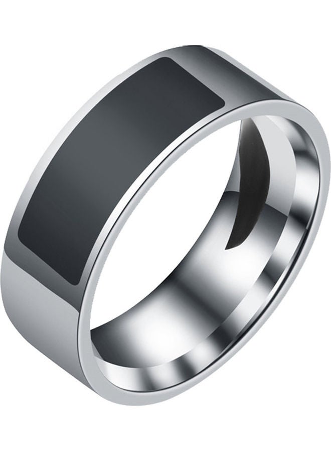 حلقة رقمية ذكية مضادة للماء ومتعددة الوظائف مزودة بتقنية NFC لنافذة نظام أندرويد 6.7x5x0.8سم أسود - Image 1