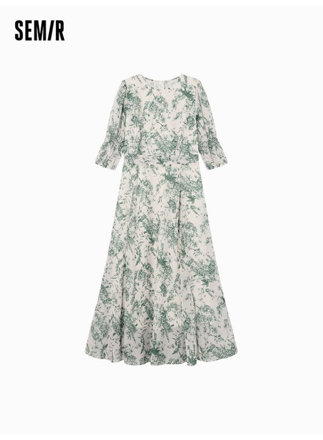 سيمير فستان طويل بنمط طبعات للنساء - Image 1