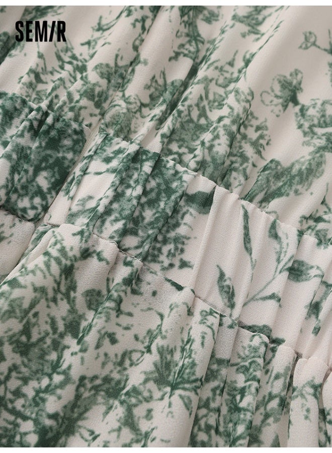 سيمير فستان طويل بنمط طبعات للنساء - Image 5