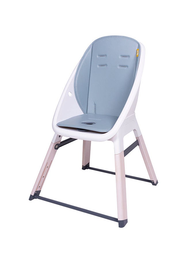 Koo-di - Tiny Taster 3-in-1 Wooden Highchair 0m-3y, Rain Cloud - Image 1