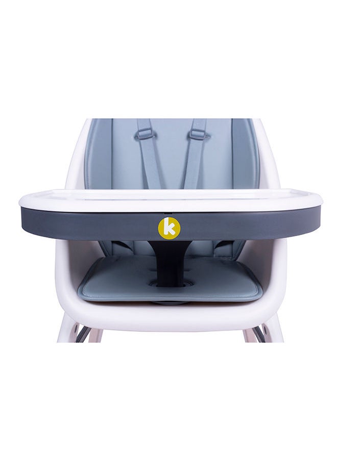 Koo-di - Tiny Taster 3-in-1 Wooden Highchair 0m-3y, Rain Cloud - Image 1