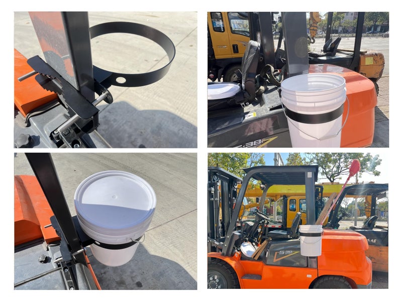 Wyywtc 5-Gallon Bucket Holder, Can be Installed on ROPS Holder (Excluding Buckets), Bucket Storage Holder, Suitable for Lawn Mowers, Tractors, Landscape Vehicles, Trucks, Multi-Purpose Vehicles - Image 4