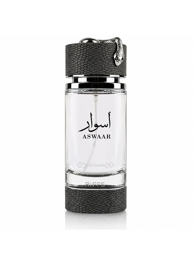 Riiffs Aswaar 100ml Eau de Parfum Unisex – Premium Arabian Citrus, Fruity, Creamy Vanilla & Amber Scent - Image 1