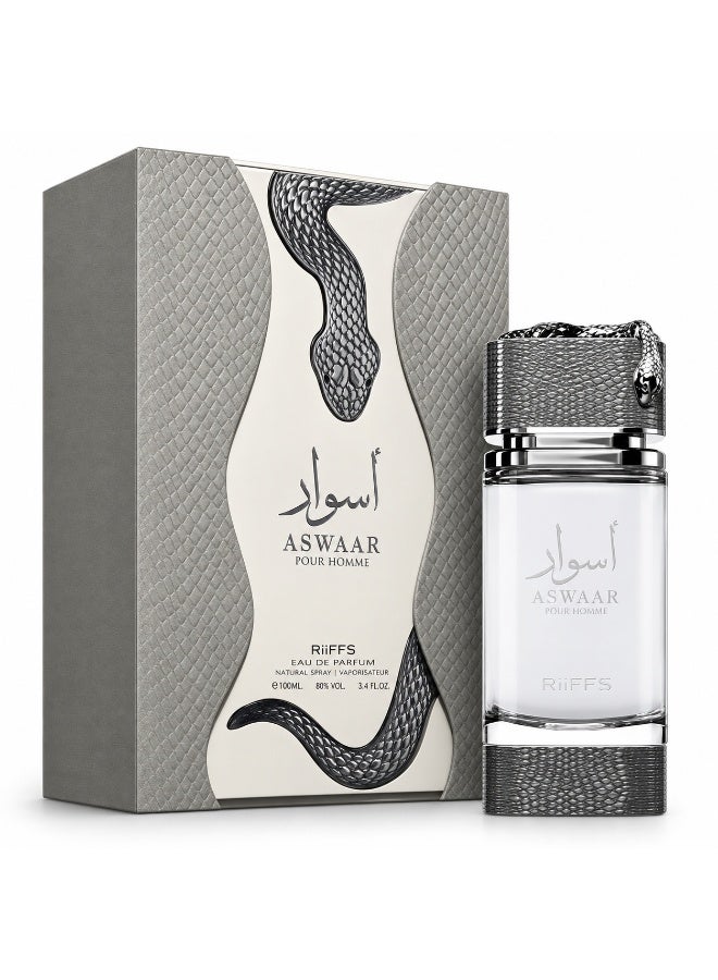 Riiffs Aswaar 100ml Eau de Parfum Unisex – Premium Arabian Citrus, Fruity, Creamy Vanilla & Amber Scent - Image 2
