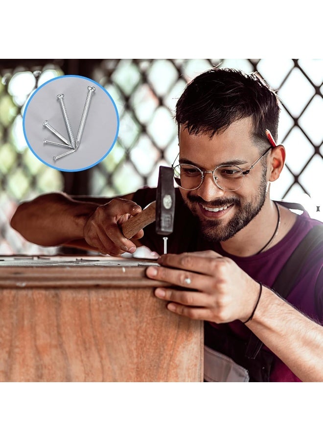 Royal Apex 50Pcs Multi-Purpose Iron Nails Set Flat Head Nails For Wood, Diy And Crafts, (1 Inch) - Image 3