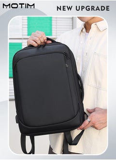 Motim Travel Laptop Backpack, Anti-Theft Durable Laptop Backpack with USB Charging Port, Waterproof Computer Bag Fits 15.6 Inch Laptop Notebook with Independent Computer Compartment, Large Capacity  - Image 2