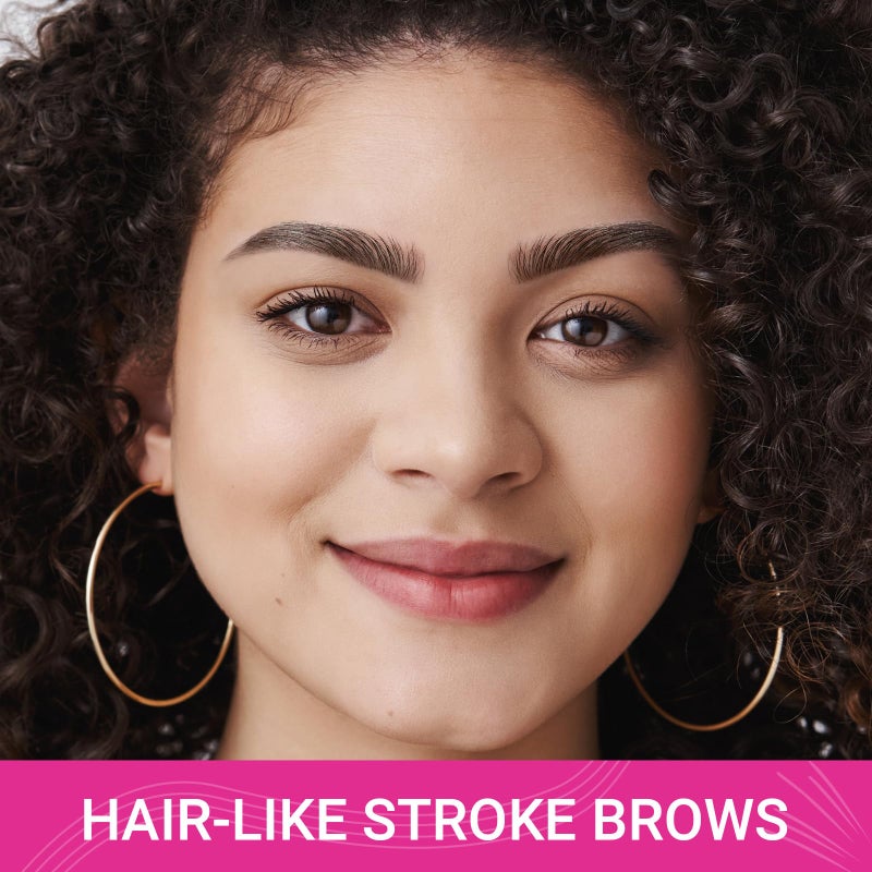 iMethod قلم حواجب آي ميثود ميكروبليدنج - قلم حواجب سحري 2 في 1 مزدوج الطرف لحواجب النساء مع طرف 4 شوكات وطرف فرشاة دقيق لإنشاء حواجب طبيعية تشبه الشعر، تدوم طوال اليوم، بني داكن - Image 3