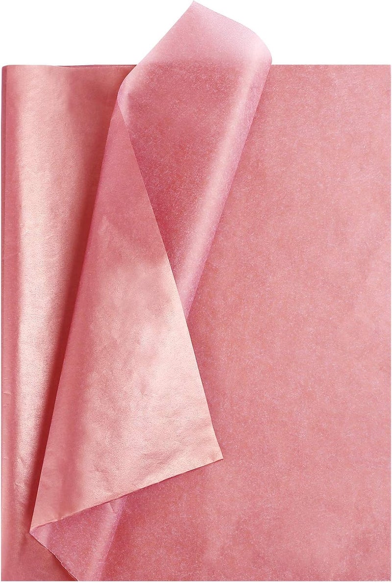 Naler 60 Sheets 14x20 in Coral Tissue Paper for Gift Bags, Tissue Paper Bulk for Gift Bags Art Craft Flower Pom Pom Wedding Birthday Christmas Decorations - Image 1