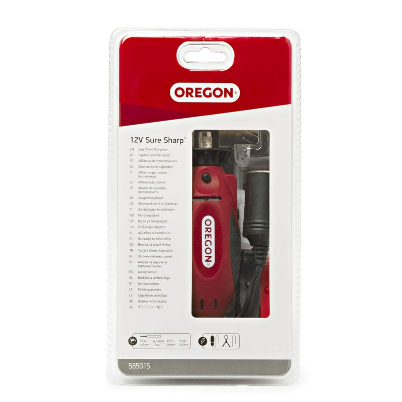 Oregon 12V Sure Sharp Handheld Electric Chainsaw Chain Grinder/Sharpener, 2-in-1 Saw Chain Sharpening & Maintenance Tool, 16â€² Cable (575214) - Image 5
