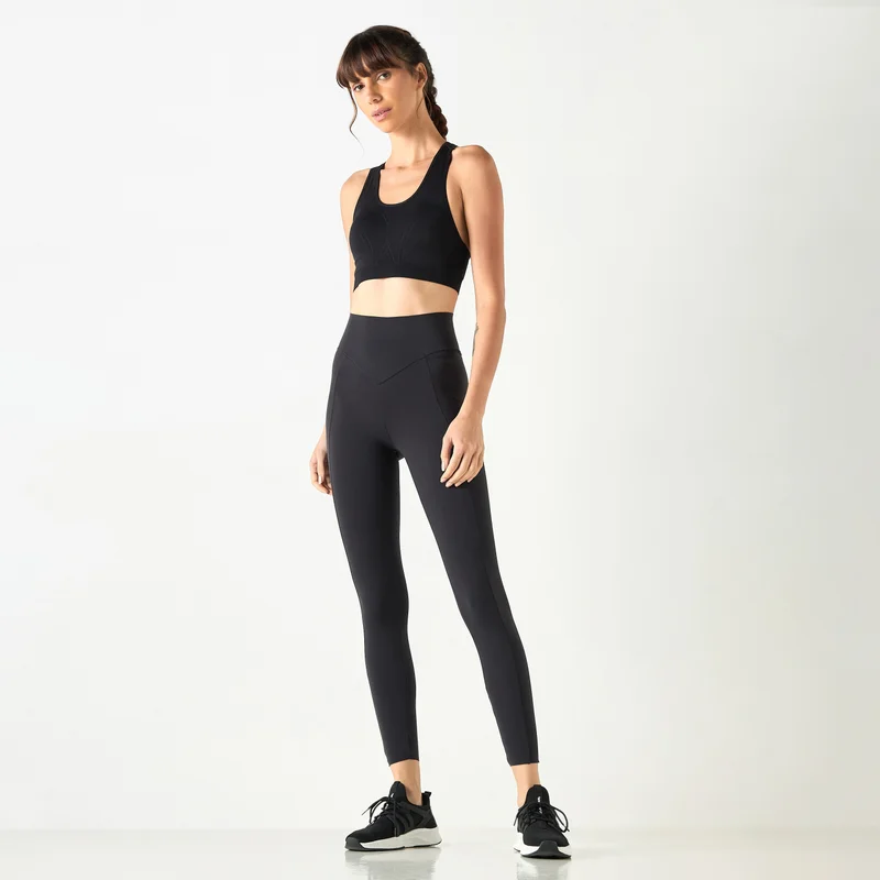 ADOT by Splash Leggings with Elasticated Waistband and Pocket