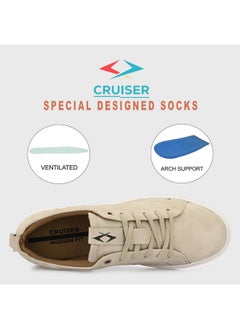 CRUISER Cruiser Men's Blaze Beige Sneakers_8 UK (2504-6)  - Image 3