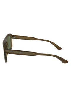 CALVIN KLEIN FULL RIM ACETATE MODIFIED RECTANGLE CALVIN KLEIN SUN CK24504S  5617 (200) BROWN  - Image 4