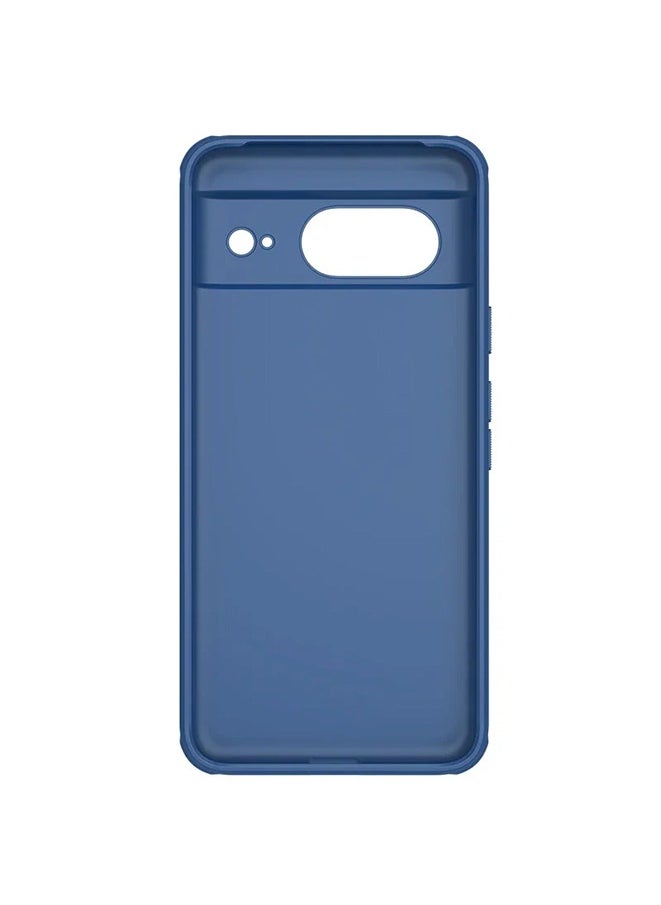 Generic - جراب Nillkin Super Frosted Shield Hard PC Matte مضاد للخدش والصدمات لهاتف Google Pixel 8 (أزرق) - Image 1