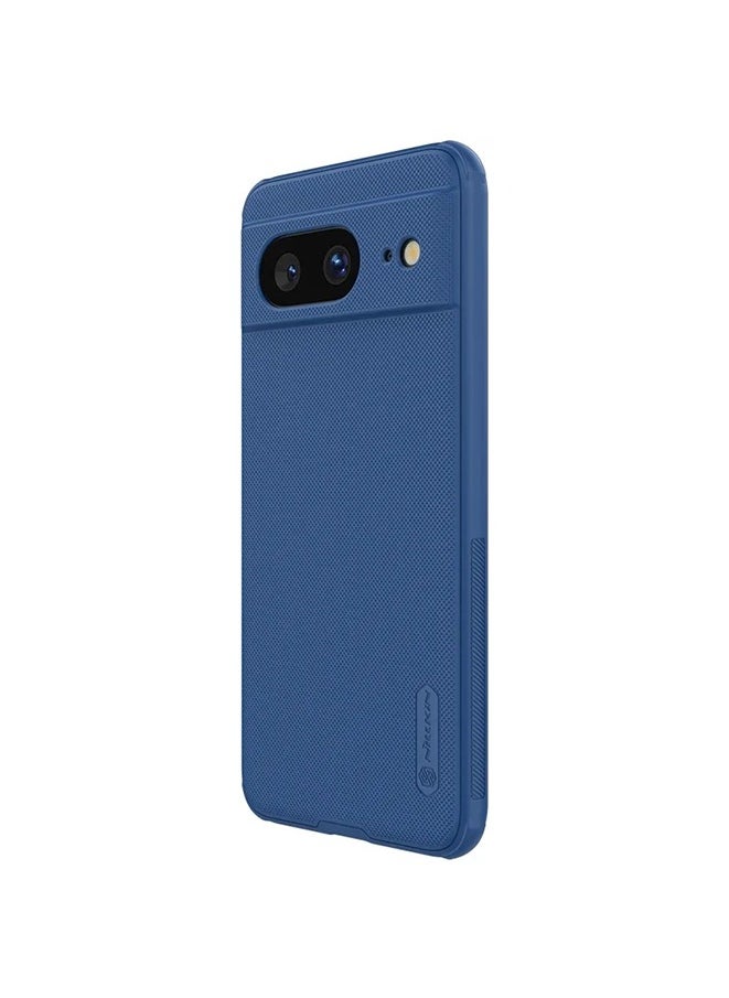 Generic - جراب Nillkin Super Frosted Shield Hard PC Matte مضاد للخدش والصدمات لهاتف Google Pixel 8 (أزرق) - Image 1