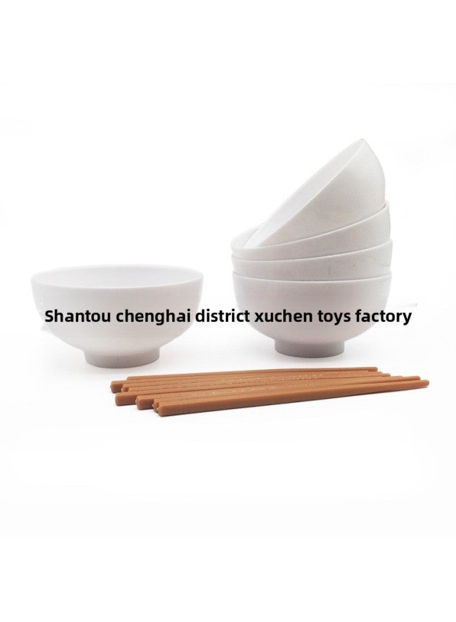 Sample Link Plastic Toy Meal Removal Series Children's Play Home Early Education Cognitive Model Take Sample Special-Color:Cup (brown) - Image 2