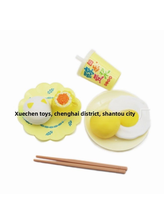 Sample Link Plastic Toy Meal Removal Series Children's Play Home Early Education Cognitive Model Take Sample Special-Color:Cup (brown) - Image 5