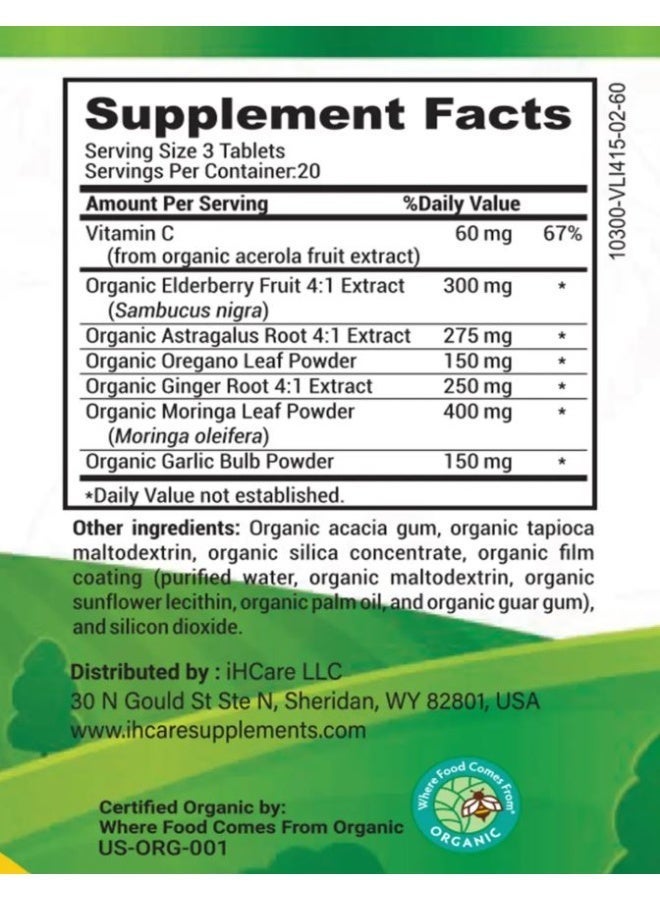 Organo Herb OREGANO HERB ORGANIC IMMUNE TABLETS 60S - Image 3