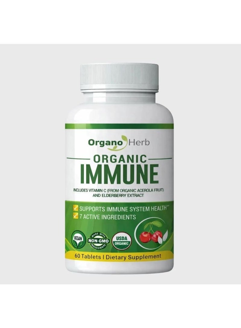 Organo Herb OREGANO HERB ORGANIC IMMUNE TABLETS 60S - Image 2