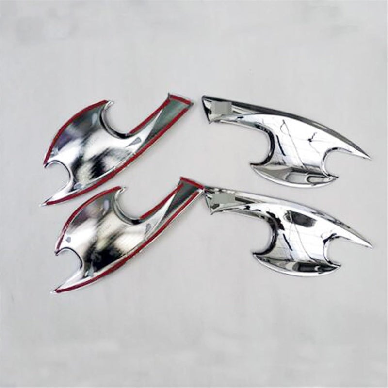 Yurefax غطاء حافة مقبض الباب من الكروم ABS لهيونداي I10 - Image 3