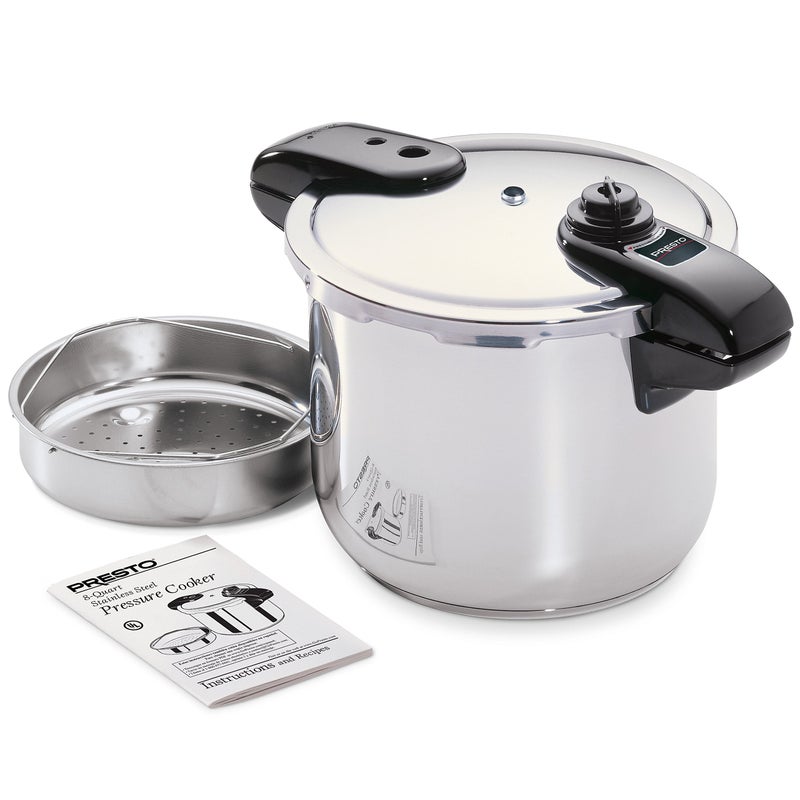 Presto! Presto 01370 8-Quart Stainless Steel Pressure Cooker - Image 4