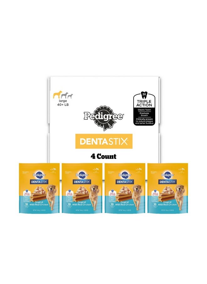 Pedigree Pedigree DENTASTIX Large Dog Dental Treats Original Flavor Dental Bones, 59.96 oz. Multipack (72 Treats)  - Image 1