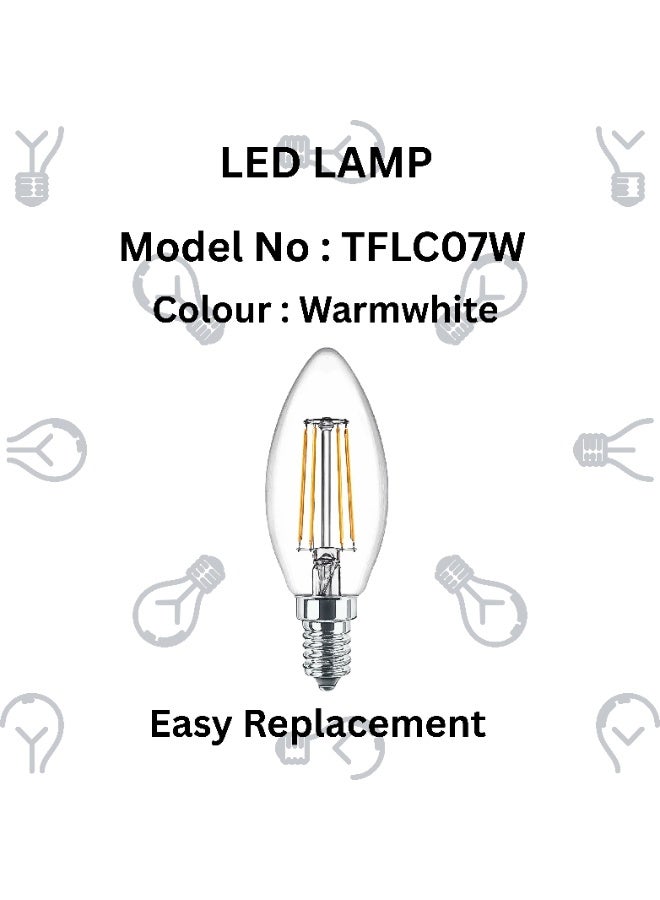 MFZ LED Lamp 6W | 2700K Warm White | 600 Lumens | AC 220-240V | 50/60Hz | 100 lm/W Energy Efficient Bulb - Image 5
